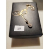Image 2 : Stamped 10K Yellow Gold Necklace w/ 10K Jeweled Pendant 