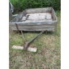 Image 1 : Wooden Flatbed Utility Trailer with Metal Frame