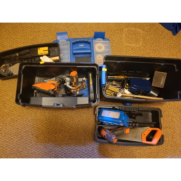 Toolbox and Assortment of Tools