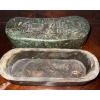 Image 3 : Ornate Chinese Carved Spinach Jade Pillow Box