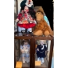 Image 1 : Dolls in Cases 16T - Hamilton Collection 'Kelsey', Hamilton Collection 'Julie' & Bonus Doll & Toy 