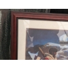 Image 8 : Framed Charles Comfort Print Return to Toboggan with Certificate of Authenticity and Glass Oil Lamp