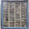 Image 1 : Hardware Organizer With Assorted Crafting Gemstones