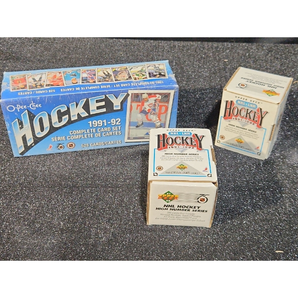 O-Pee-Chee 1991-92 Hockey Complete Card Set & NHL Hockey High Number Series