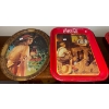 Image 1 : Coca Cola Antique Serving Trays 1976 &1987