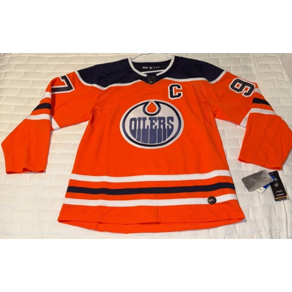 Climalite Adidas #97- McDavid Oilers Hockey Jersey (Brand New w/Tags) Size Large