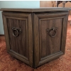 Image 2 : Wooden Bookcase with Cabinets and Matching Side Table