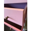 Image 5 : Pair of White/Pink Painted Dressers, Large one is 28W, 16D, 46T 