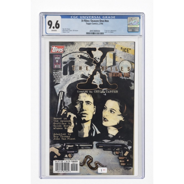  X files Season One #nn topps Comics 1998 grade 9.6 

