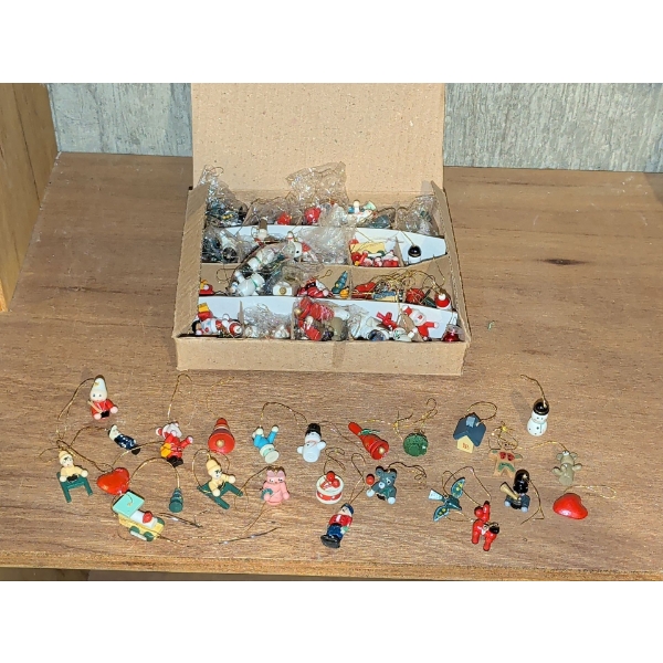 Handmade Holiday Miniatures - Decorative Wood Ornaments & More 0.5"Tall 
