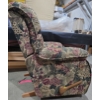 Image 3 : Floral Recliner Chair With 1 Small Pocket For Remote Storage