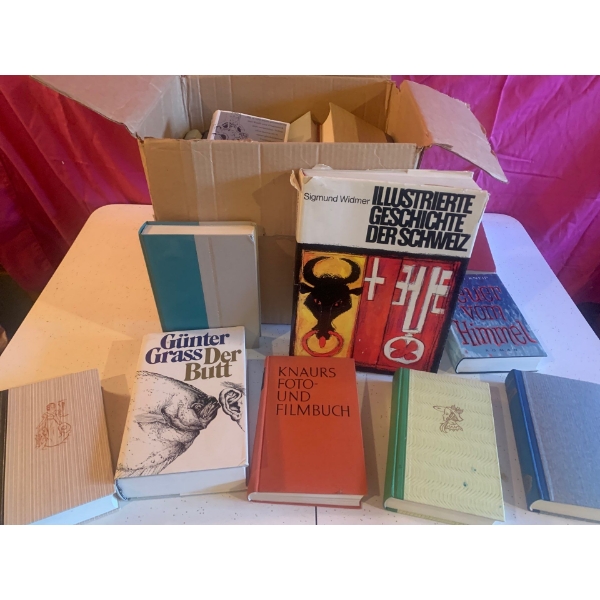 Large Box of Collectable Books, German Books and More