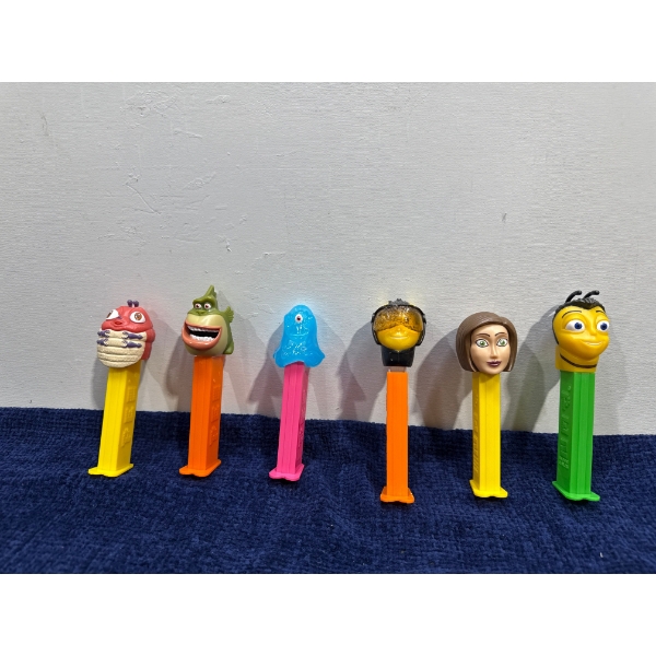 Collection of Pez Dispensers - Bee Movie, Monsters vs Aliens