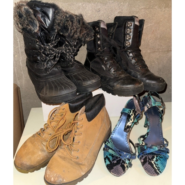 Assorted Women's Boots & Footwear  (Size 39-40)