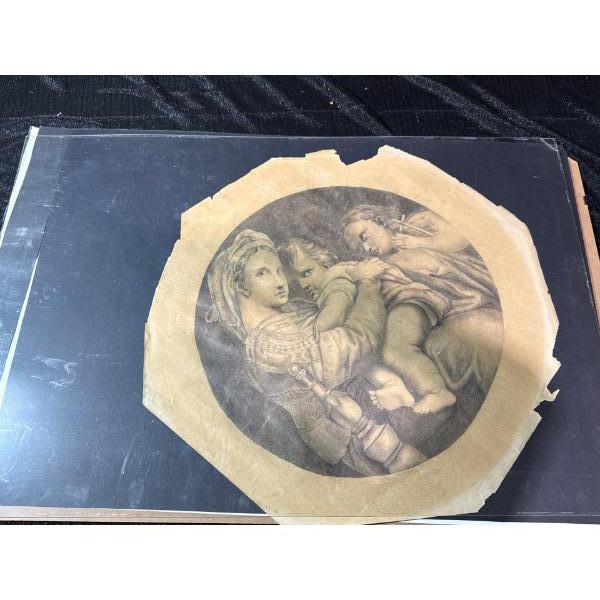 Print of "Madonna dela Seggiola" Replica