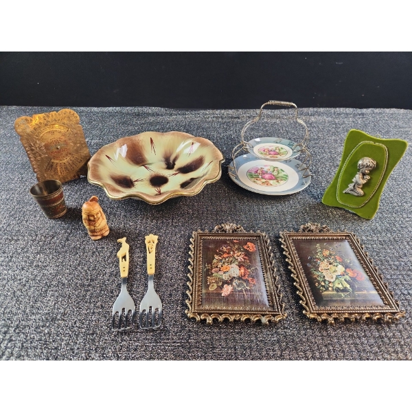 Nostalgic Home Decor, Including a WEST GERMANY Pottery Dish and More