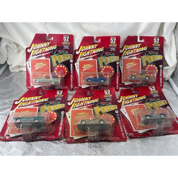 Johnny Lighting Poker Die Cast Cars