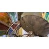 Image 3 : Tiffany Inspired Hanging Bar Light -  Multi Colored 