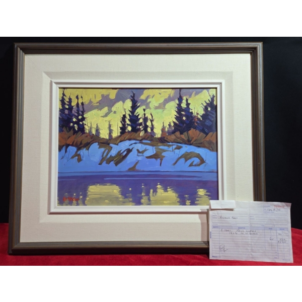 G.Shaw Spring Waters Oil on Board 12"x16"