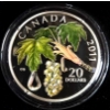 Image 1 : 2011 $20 Maple Leaf Crystal Raindrop - 99.9% Fine Silver Coin 