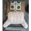 Image 3 : Small Stool w/ Prop-Up Pillow + Handmade Pillow w/cover