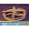 Image 4 : One of A Kind hand Painted Saws, Double Sided, Older Pulley- Great For Display or Use
