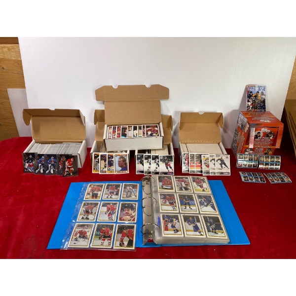 NHL Trading Cards from Various Years