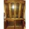 Image 1 : Well Loved Vintage China Cabinet With Two Drawers & Two Bottom Cupboards 75"w x 35"d x 76" tall
