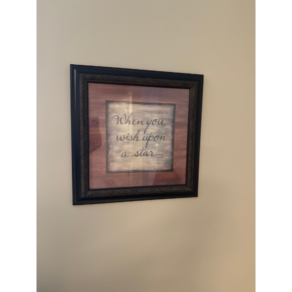 'When you wish upon a star' Print w/ Lamp (24T) 