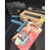 Image 1 : Vintage: Tape Recorder, Digi-matic-M8 Portable Calculator in Case, Sylvania Blue Flash Bars 