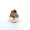 Image 3 : 14KY Retro Brutalist Ring SZ8 9.75 grams