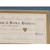 Image 3 : Joshua Chamberlain- Gettysburgh War Hero Photo and Personalized Cheque 1884 