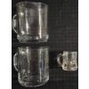 Image 5 : Glass Mugs and Assorted Turned Wood Vases Group
