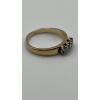 Image 2 : Ladies Past Present Future Vintage Diamond 14 k Ring
Size 7-8 (4.39g)