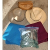 Image 1 : Assortment of Everyday Use Items  - Gloves & Mittens, Toiletries Sack, Cowboy Hats, Sweatpants, Scar