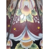 Image 3 : Lamp w/ Painted Shade 16 T and Lamp w/ Fabric Shade and Beaded Trim 20 T 