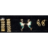 Image 6 : Gold-Tone Jewelry Lot With Bracelets, Necklaces, Earrings, and Watch