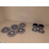 Image 8 : Wedgwood Blue Jasperware Plates and Lidded Boxes