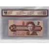Image 1 : Graded Canadian 1986 $2 Choice UNC Prefix: BBP