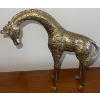 Image 3 : Brass Giraffes  Momma & Baby ++ Brass Bell  8"tallest Giraffe  