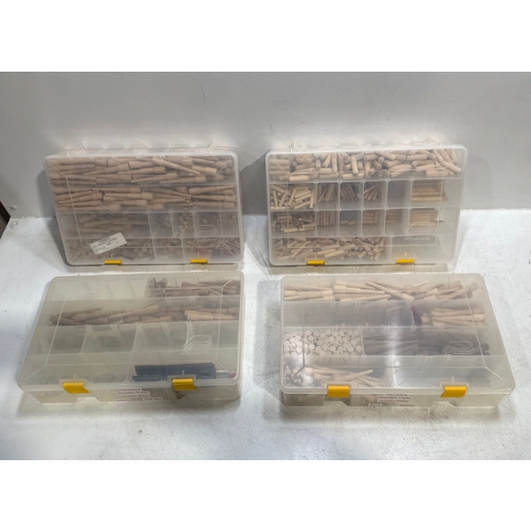 Wooden Pegs and Drill Bits