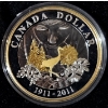 Image 1 : 2011 Parks Canada 100th Anniversary - 92.5% Sterling Silver Dollar 
