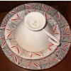 Image 8 : Assorted Vintage Tea Sets w/ Floral Or Geometric Designs- Bavaria West Germany Tea Cups & Saucers