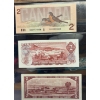 Image 2 : Canadian 2$ & 5$ bill collection from 1954 -1986 bird series & Coloured series Different Signatures