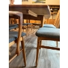 Image 5 : Vintage teak, dining room table. With 2 extensions and 10 padded chairs this is a beautiful peace of
