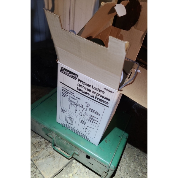 Coleman Propane Lantern, Propane Stove, Propane Tabletop BBQ