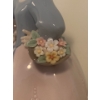Image 5 : LLADRO Porcelain Candle Holder/Candy Dish 8T Young Girl w/ White Bow