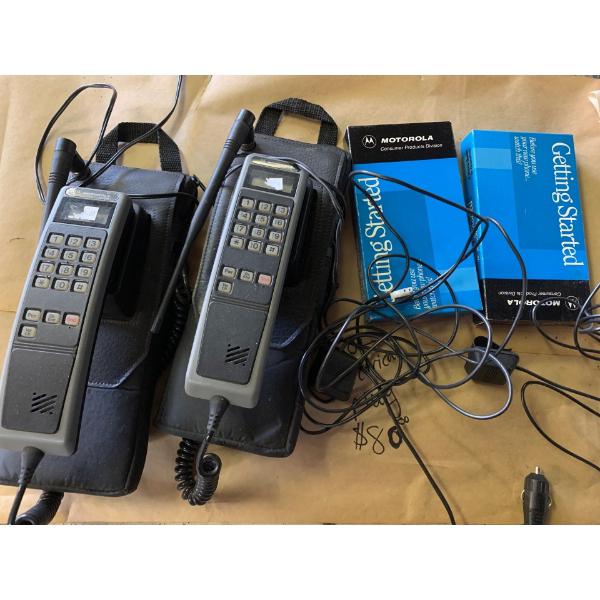 Pair of Motorola Meteor Car Phones 