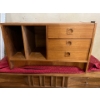 Image 2 : Art Deco Teak Hand Made Dresser With A Small Storage Shelf L52 H31 W18 