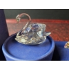 Image 1 : Swarovski Crystal Swan Figurines and Paperweight with Original Boxes